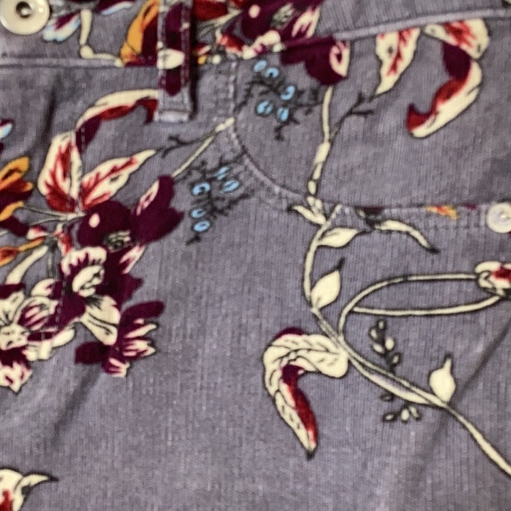 Anthropologie Pilcro and The Letterpress Corduroy High Rise Skinny Jeans Size 28 - Picture 5 of 10